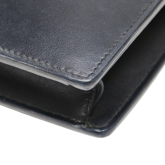 Prada Bag Wallet Leather Electra Red Chain Shoulder Studded Black - Picture 7 of 8